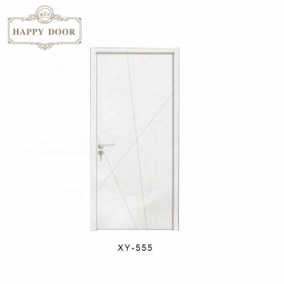 China Swing Primed Modern Room Wood Door Design Cheap Interior White Panel Doors for sale