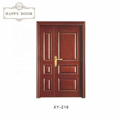 China Swing New Style Mom And Son Double Door Front Entry Design For House Entrance for sale