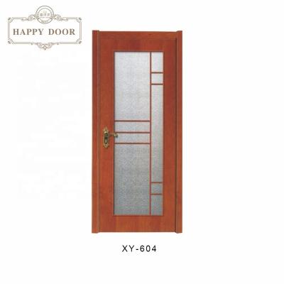 China Wholesale Price Swing Bedroom Doors Design Aluminum Frame Door Fiberglass Door Frosted Glass Design for sale