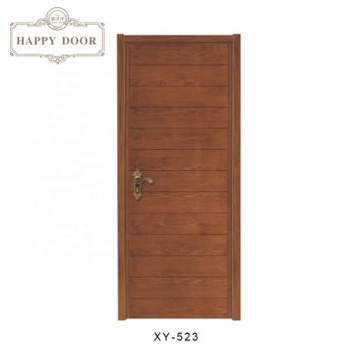 China Bedroom Flush Design Swing Proof Timber Door Sound Prehung Exterior Exterior Door for sale