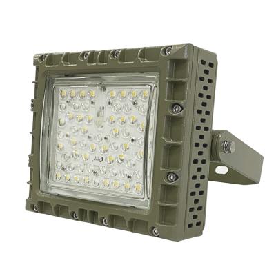 China Aluminum Alloy LED Explosion Proof 70W/80W/100W IP66 WF2 LED Lamp Explosion Proof Floodlight for sale