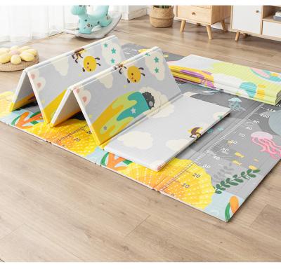 China Toy Baby Creeper Soft Cushion Thickened Baby House Children Toddler Protective Foam Floor Foldable Mat for sale