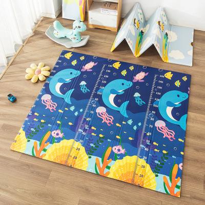 China Soft Toy Cartoon XPE Children's Folding Game Mat Indoor Baby Crawling And Soft Anti Drop Walking Mat for sale