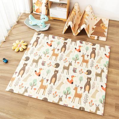 China Toy Indoor Soft Fence Crawling Pad XPE Thickened Baby Folding Play Mat for sale