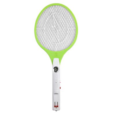 China Durable Three-Layer Mesh Surface Durable Multi-Function Rechargeable Electric Mosquito Swatter With LED Lights for sale