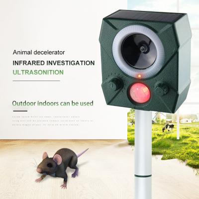 China Viable The Latest Product Outdoor Solar Ultrasonic Pest Snake Reflector With Motion Sensor Animal Reflector for sale