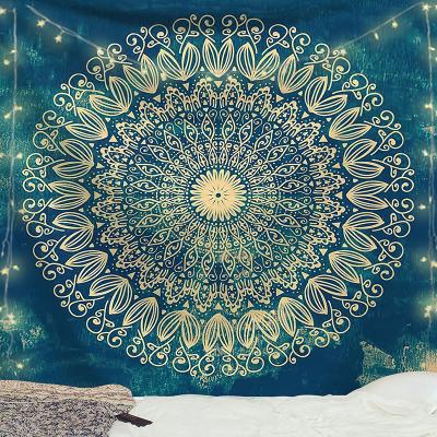 China Custom Digital Western Asian Style Printing Print Sun Moon Stars Wall Hanging Decoration Background Bohemian Tapestry for sale