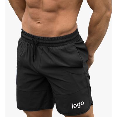 China Custom Anti-Wrinkle Quick Dry Shorts Plus Size Gym Workout Sweated Waist Mens Elastic Running Shorts for sale