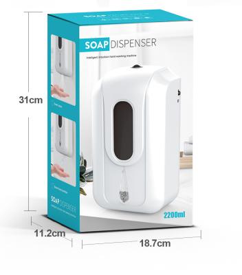 China Plastic Wall Mounted Foam Soap Dispenser 1000Ml ABS Soap Dispenser Kitchen Bathroom Hand Foam Soap Dispenser for sale