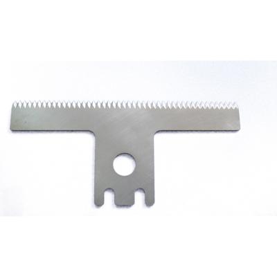 China Building Material Stores Customized Steel T-type & Straight Serrated Blade For Industry for sale