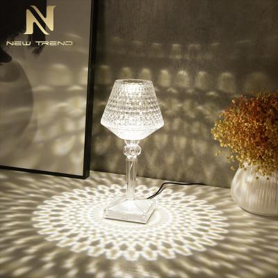 China New Product Decoration Modern Indoor Home Party Bar RGB LED Acrylic Modern Table Lamp for sale