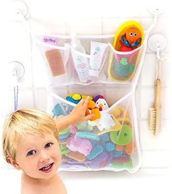 China Baby Sustainable Care Toy Hanging Organizer Net Bag Mesh Storage Hanging Bags for sale