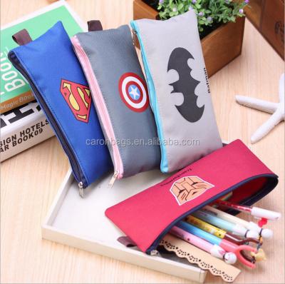 China Pencil Bag 600d Oxford Cartoon Zipper Pencil Pouch for sale