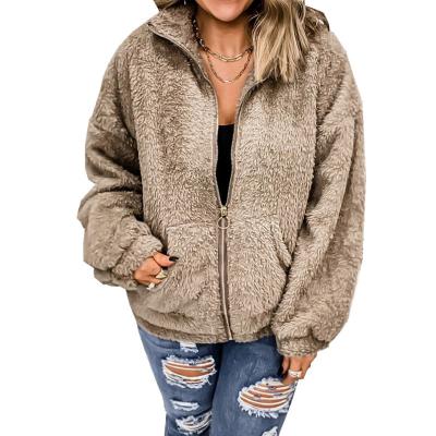 China Casual Style Casual Cardigan Women Coat Soft Winter Coat Long Sleeve Sweater For Sale for sale