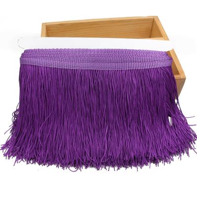 China New 15cm Handmade Curtain Polyester Tassels Trims And Tassels Fringe For Decoration for sale