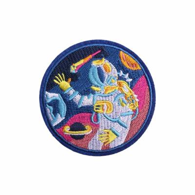 China Handmade Custom Design Your Own Embroidery Patches For Apparel for sale