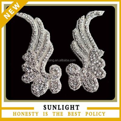 China Viable High Quality Fashion Embellishment Rhinestone Crystal Applique for sale