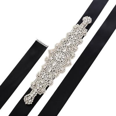 China Crystal Bridal Belt Rhinestones Wedding Dress or Wedding Dress Applique Sash Headband Wedding Dress for Bridal Accessories for sale