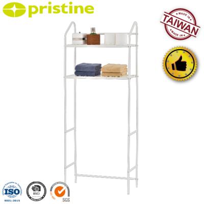 China Modern Taiwan Manufacturer Wholesale Amazon eBay Household Storage Above Toilet Metal Bathroom Shelves for sale