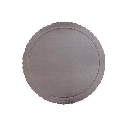 China Greaseproof Cheap Round Form Disposable Aluminum Foil Cake Base Boards for sale