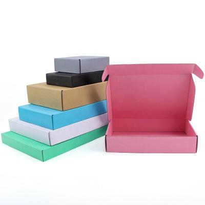 China White Recycled Materials Custom Printed Corrugated Kraft Paper Packing Boxes China Wholesale Recycled Corrugated Paper Box Custom Logo for sale