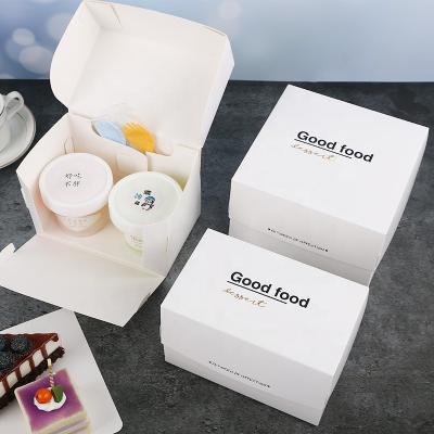 China Recycled Materials Accept Custom Luxury White Magnetic Large Size Skin Care Folding Custom Brand 1/6 Gift Box With Ribbon for sale