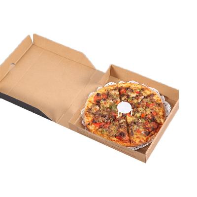 China Recycled Materials Cheap Wholesale Custom Paper Boxes Caixas Para Pizzas 7/10/12 Inch Pizza Paper Boxes for sale