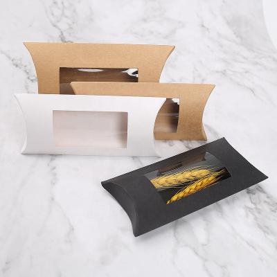 China Custom Reused Materials Hair Extension Pillow Boxes With Handle, Personalized Pillow Box Packaging For Hair Extensions Wig Pillow Gift Box for sale