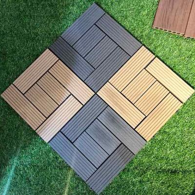 China Modern High Quality WPC DIY Deck Size 300x300x20mm Waterproof Exterior for sale