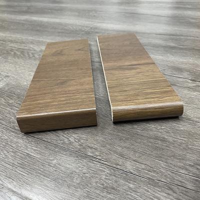 China 12mm Modern Laminate Flooring Per Stair Nose Stair Panel Laminate Indoor Flooring Price for sale