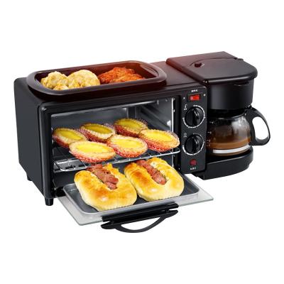 China Good Price Hotel Breakfast Machine 3 In 1 Multi Function Sandwich Toaster Breakfast Maker Household for sale