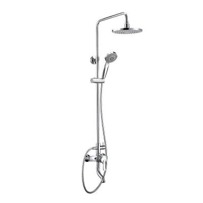 China With Slide Bar Home Bathroom Hot And Cold Mixing Lifting All Set Shower Valve 3652-211 Copper Handheld Rain Spout for sale