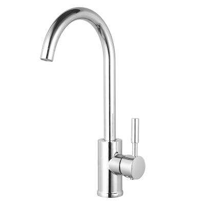 China Hot And Cold Sense Faucets 304 Stainless Steel Kitchen Faucet All Copper Vegetable Sink Pull Down Single Cold Sink Laundry Basin Can R for sale