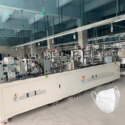 China Electronic Industry Hot Sale Korean Standard KF94 Mask Making Machine Automatic Assembly Machine for sale