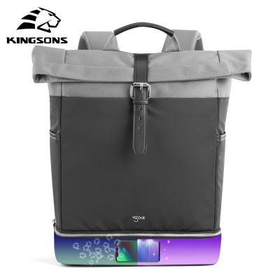 China Wholesale Anti-theft Fashion Casual Fashion Kingsons Strap Backpack Waterproof Custom Portable Laptop for sale