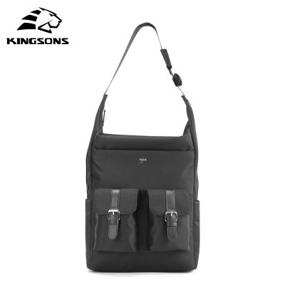 China Kingsons anti-theft fashion fashionable wholesale waterproof sing trunk bag pvc coating single messenger teen anti-theft bag for sale