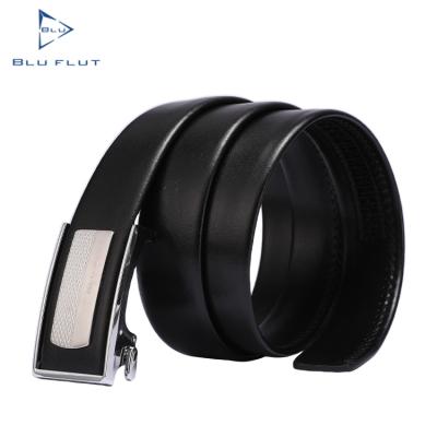 China 2021 Luxury pure handmade Blu Flut custom logo everyday life genuine leather belts for men printing picture logo on the belt surface for sale