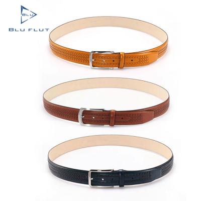 China Fashion Customization Quick Release Belt Buckle Genuine Leather Blu Flut Blue Yellow Coffee Causal Dress Adult Belt With Fashion For Men for sale