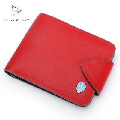 China 2022 New Fashion RFID Custom Design Top Grain Men's Leather Wallet RFID Blocking Wallets Credit Card Wholesale Slim Wallets for sale