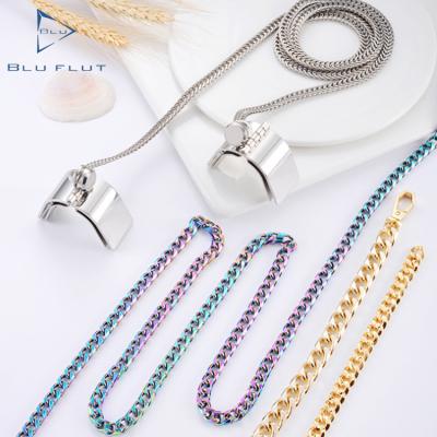 China Individual custom made Blu Flut metal logo chain eco-friendly famous brand metal plate for accessory bag alloy steel aluminum metarial for sale