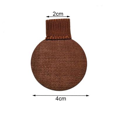 China Notebook PU Pen Holder Self-Adhesive PU Saffiano Leather Pen Loop With Elastic Loop for sale