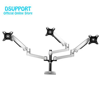 China New 17-32 Inch Full Motion 17-32 Inch Monitor Stand Monitor Stand Triple Arm Desktop Triple Mount Stand Triple Arm for sale