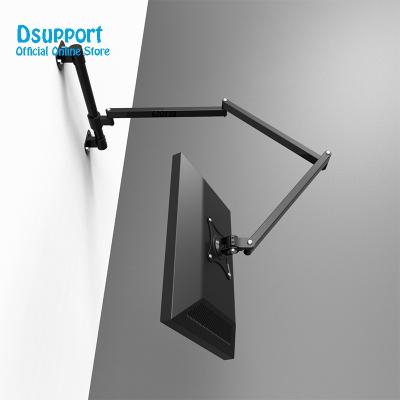 China Full Ultra Long Ultra Long Ultra Long Monitor Support Arm Wall Mount Motion Monitor Bracket Mount Bracket S201 for sale