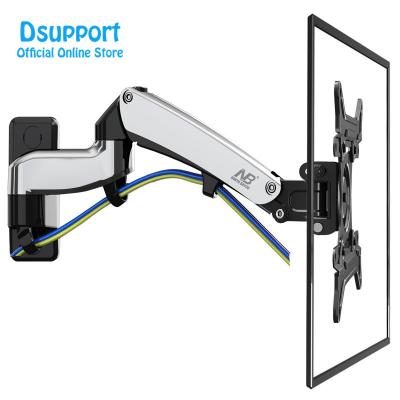 China Wall Polish 360 Degree TV Wall Mount LCD Monitor Holder Aluminum Mirror Arm F300 Shock Absorbing Mount 30-40