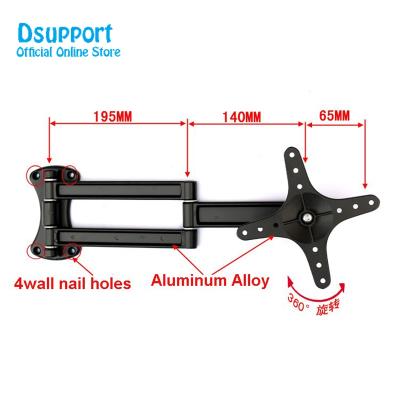 China Aluminum Alloy + ABS LCD Flat Panel TV Mount Aluminum Alloy 14-27