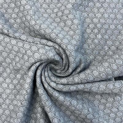 China Breathable 60% Polyester 260 Gsm 40% Jacquard Polyester Knit Mattress Fabric for sale