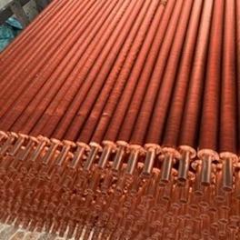 China DELLOK Cupronickel fin tube,finned copper tube,brass fin tubes for heat exchanger,Condenser,Evaporator for sale