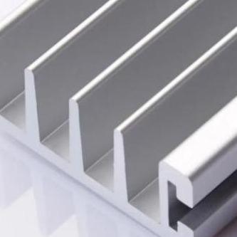 China Radiator Aluminum Profile High Temperature Resistance Good Processing Performance Precise Selection for sale