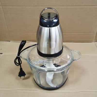 China Car Speed ​​Regulation In Two Speeds 3L 450W Large Capacity Glass Cleaver Meat Grinder for sale