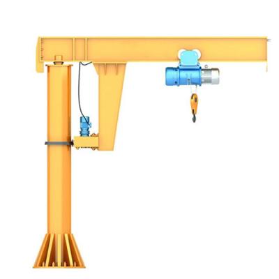 China Jib Crane BZ 360 Degree Rotating 1 Ton 5ton Floor Pillar Mounted Jib Crane For Workshop for sale